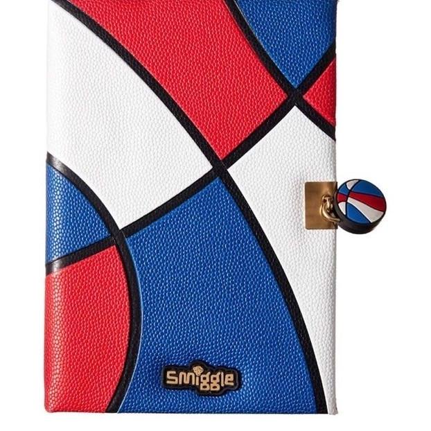 

Smiggle Locking Lockable Notebook A5 Bball Diary Journal for Boy