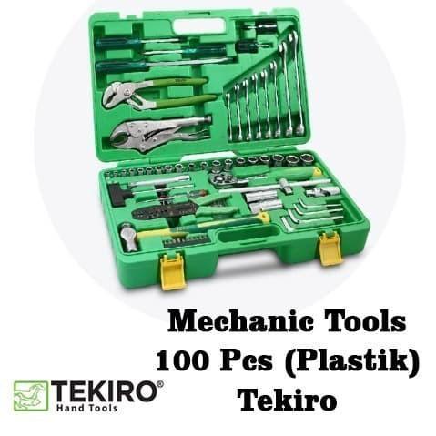 Tekiro 100 Pcs Tool Box Set Mechanic Tools Alat Perkakas Kualitas Terbaik