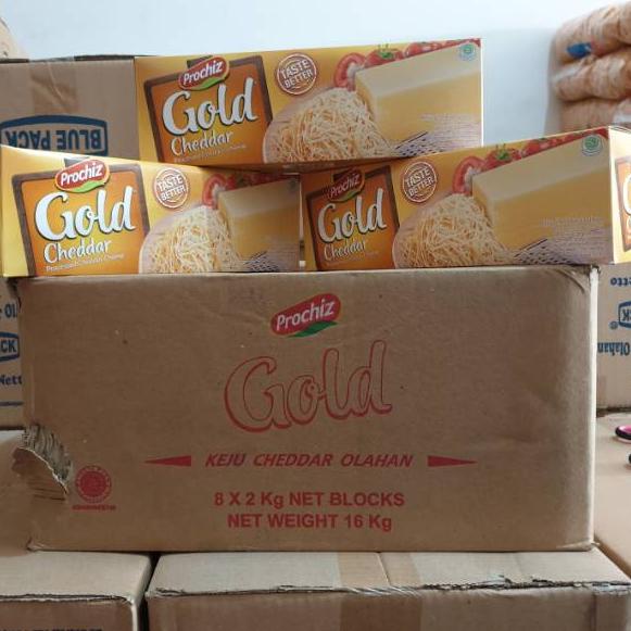 

○ Keju Prochiz Gold Cheddar 2kg Termurah ❄