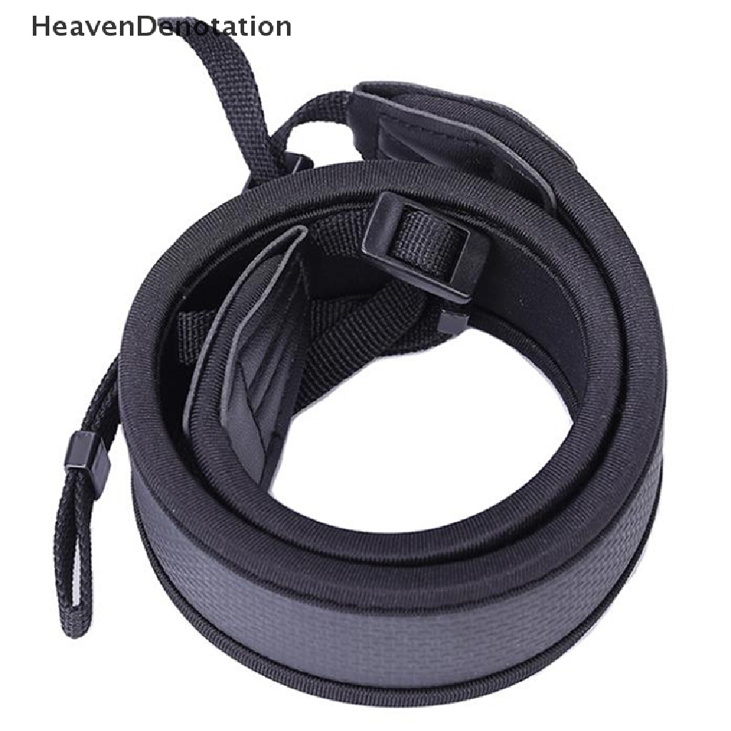 [HeavenDenotation] Universal Neck Shoulder Strap Sling Belt Universal Kamera Shoulder Neck Straps Adjustable Tebal Anti-slip Tali Hitam Untuk Kamera DSLR Digital HDV