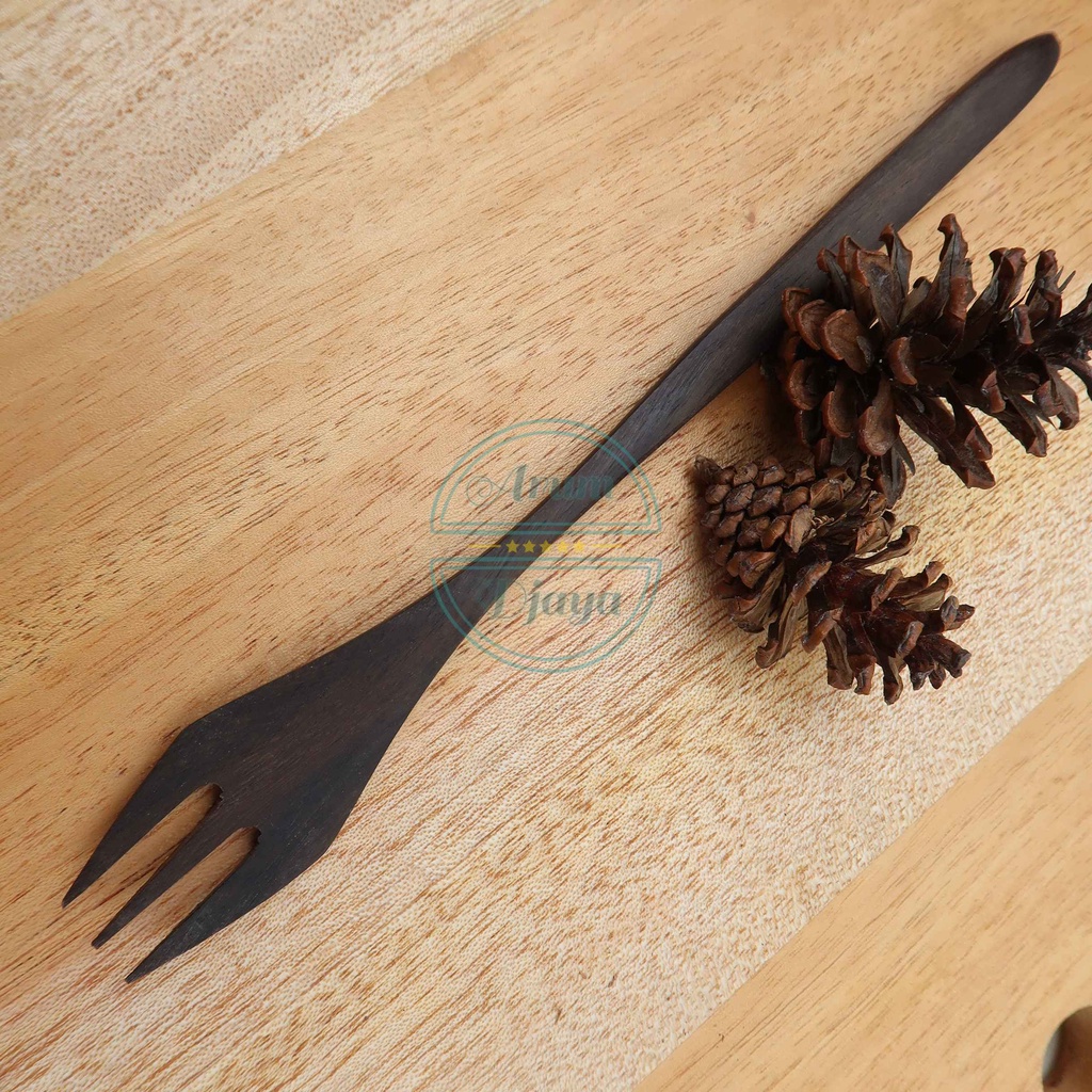 Garpu Buah Kayu Fruit Fork Sendok Buah Garpu Souvenir Sendok Souvenir