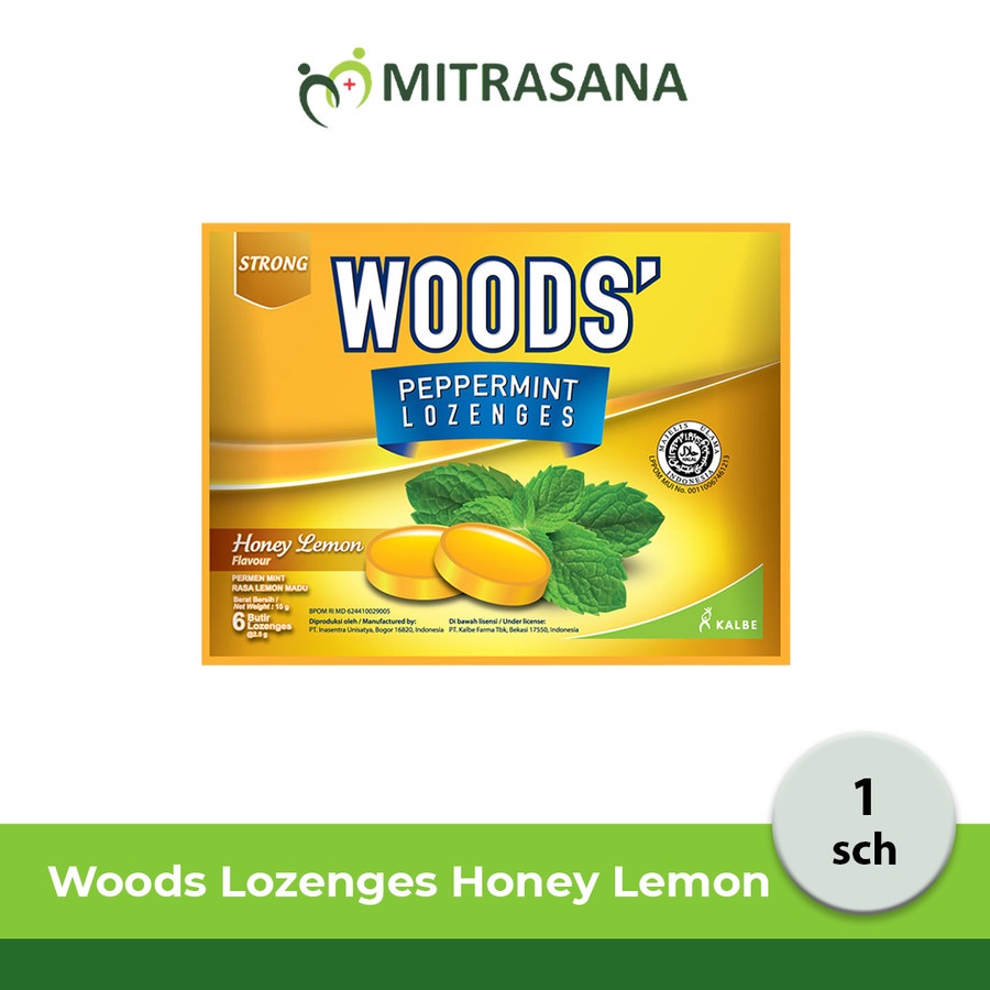 

Woods Lozenges Honey Lemon 1x15 Sch