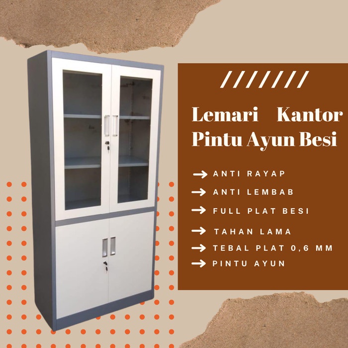 

Terlaris Lemari Besi / Lemari Arsip Besi / Lemari Kantor / Lemari Arsip