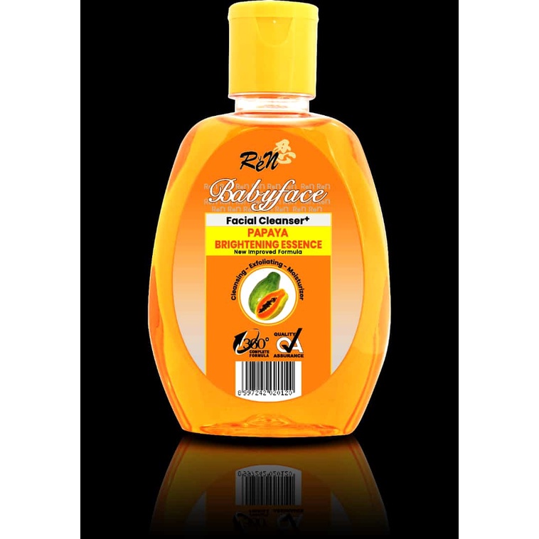 ❤ MEMEY ❤ REN Baby Face Facial Cleanser+ Papaya Brightening Essence | Toner 150ml