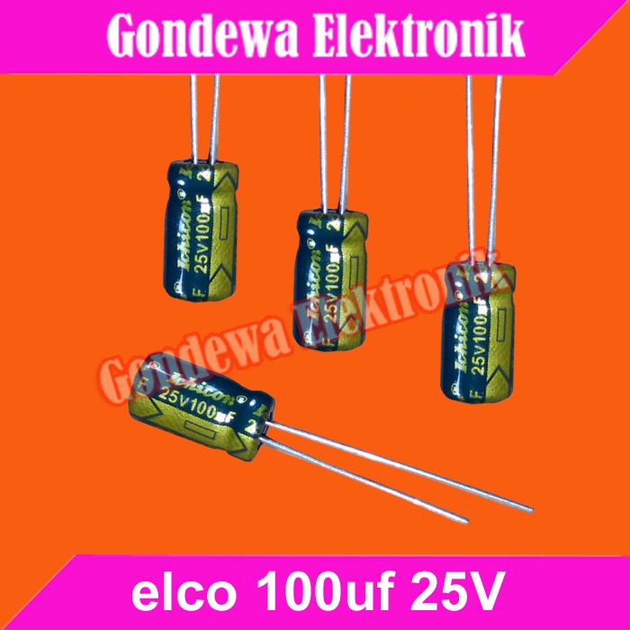 100uf 25V elco condensator