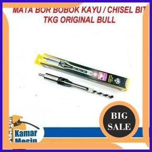 suku cadang ASLI BULL Mata Bor Bobok Kayu TKG Chisel Bit 9.5mm 10mm TKG Mata Bobok Kayu 1F