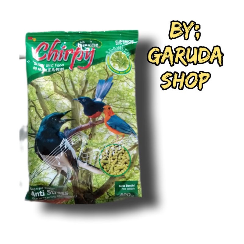 chirpy pakan burung