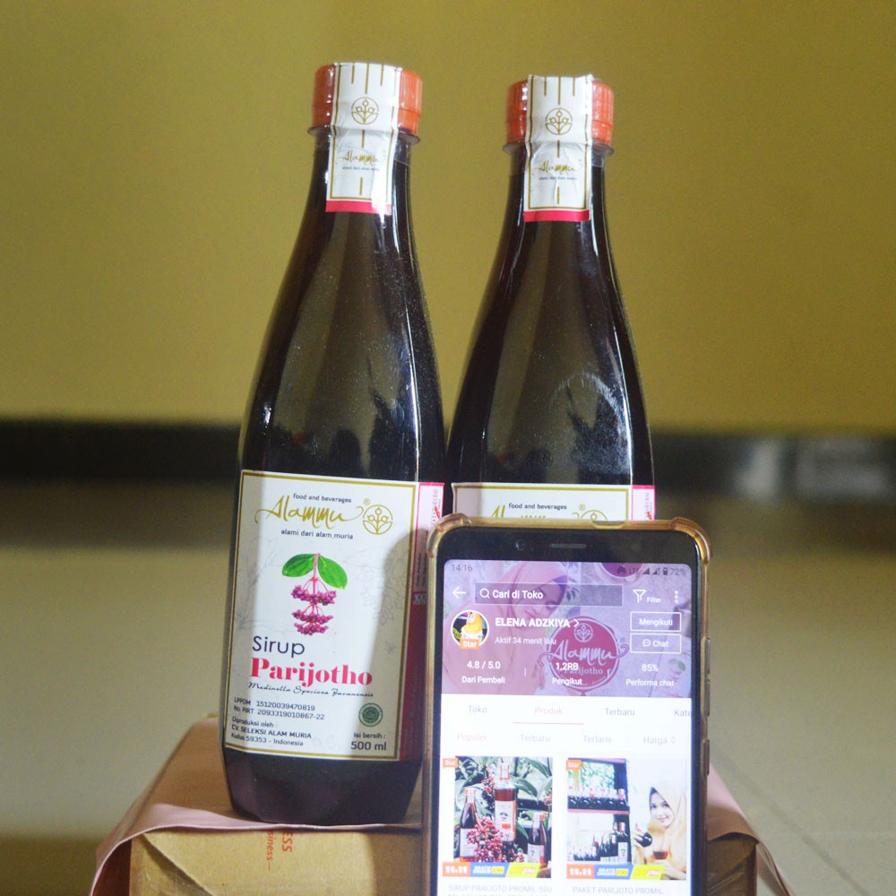 

✨NEW✨ -Sirup Promil Parijoto 500 ML | Buah Parijoto Sirup Alammu- 1.1.23