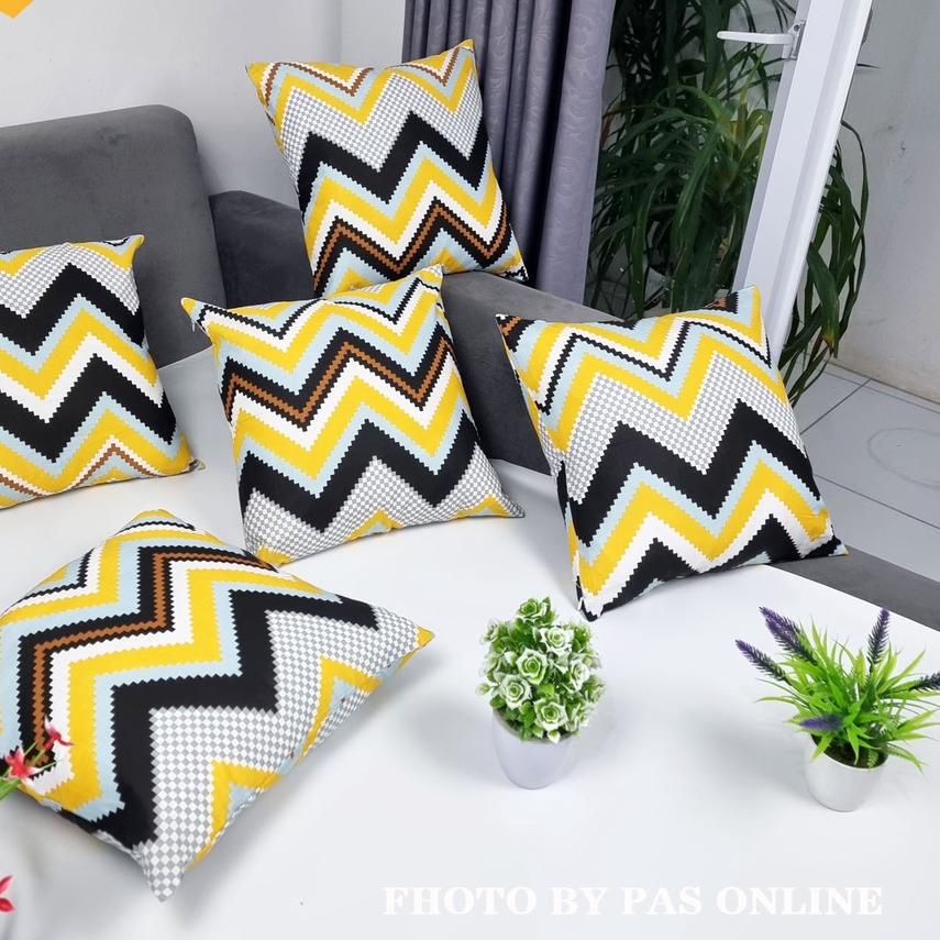 ♙ Sarung Bantal Sofa Set 45 x 45 ( 5 Sarung ) ✮