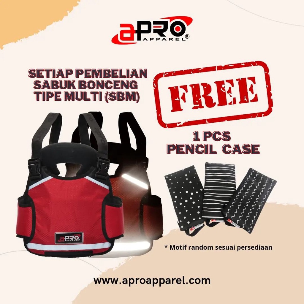 [FREE PENSIL CASE] Sabuk bonceng anak APRO sabuk kerkendara sabuk boncengan anak apro multifungsi