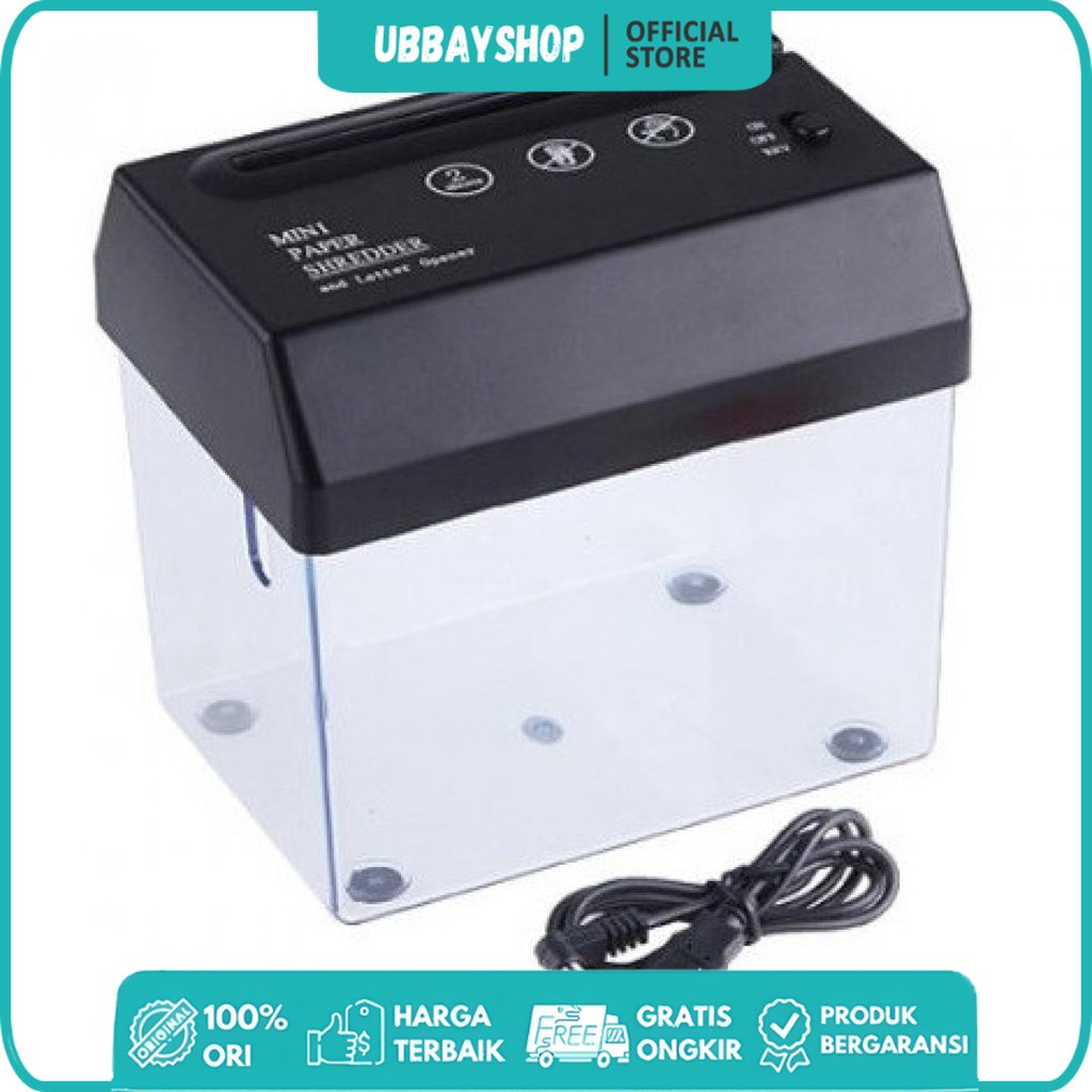 

Mesin Penghancur Kertas Mini USB with Letter Opener - SW501