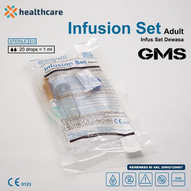 Infusion Set Dewasa / Anak / Selang Infus / Alat Infus