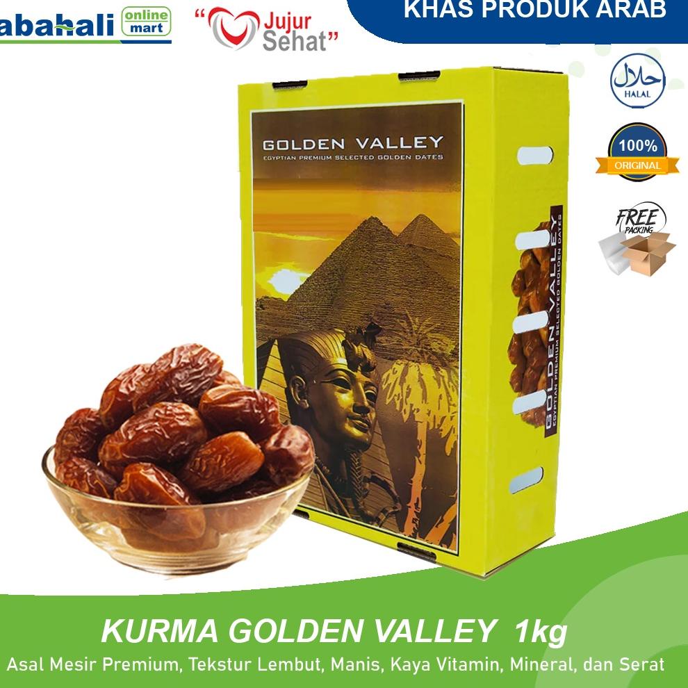 

K32 Kurma Mesir Madu 1 Kg Golden Valley Gizza / Golden Rotana Untuk Puasa & Nabeez Kemasan Plastik Enak Sukari Premium RECOMENDED ㆀ