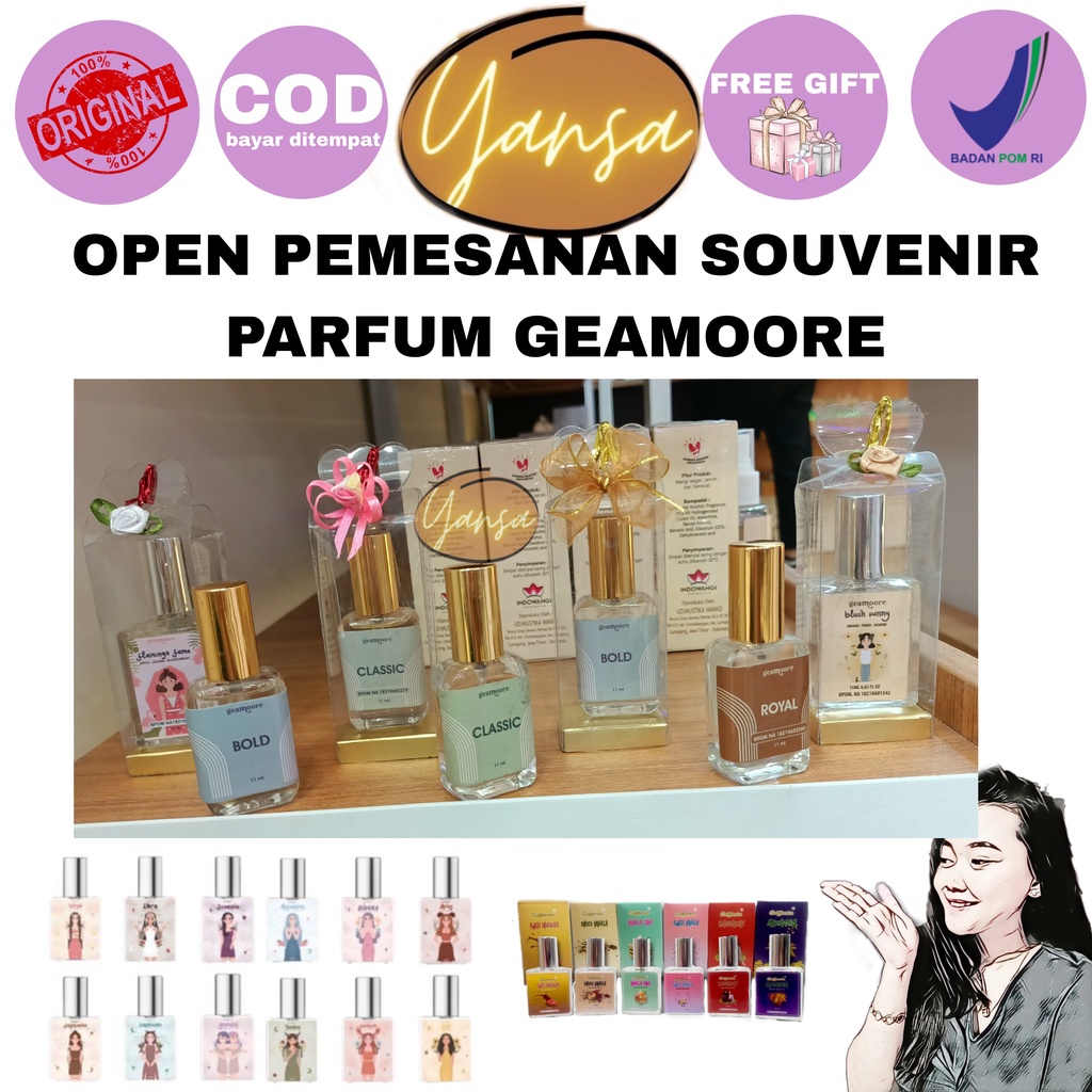 souvenir parfum geamoore pernikahan khitan ulangtahun