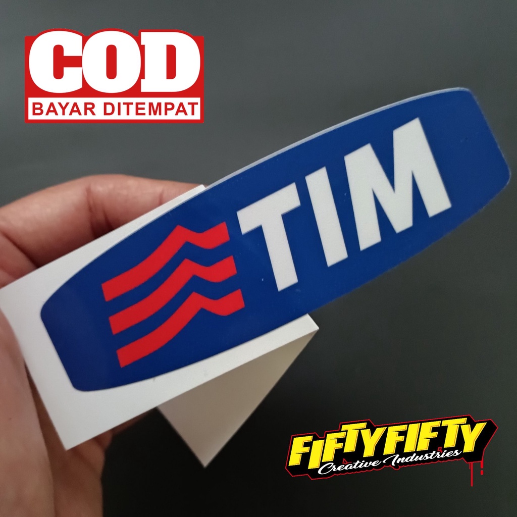 Stiker Print Cut TIM Stiker Printing Laminasi Glossy Stiker Motor Mobil Helm Sudah Membentuk Pola Desain