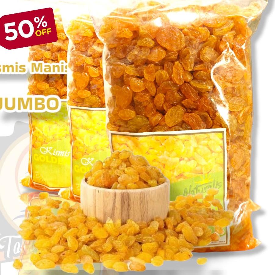 

♣ Kismis arab golden raisin semi jumbo 1kg ◙