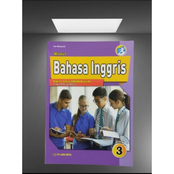ORI satu paket buku modul paket C jilid 3 kelas 12 ips penerbit arya duta