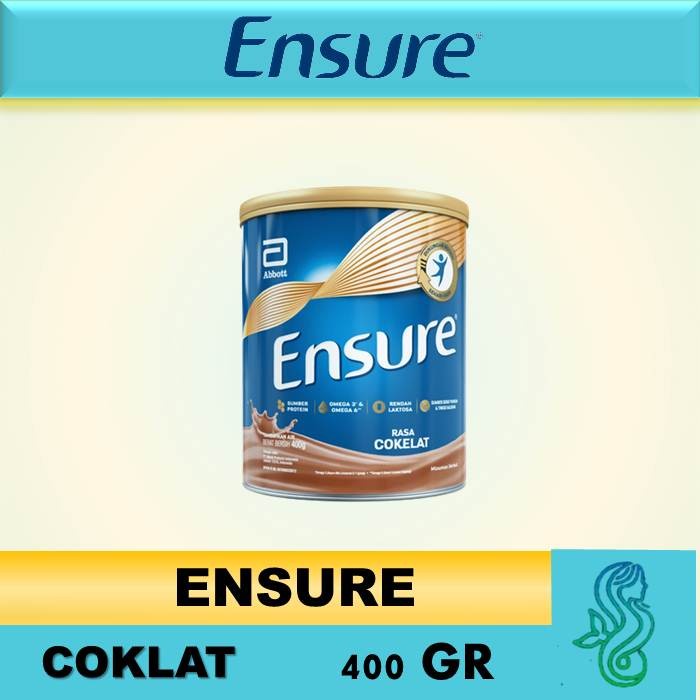 

[ COD ] SUSU ENSURE 400 GR - COKLAT RENDAH LAKTOSA