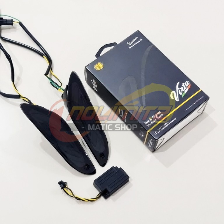 Lampu Sein Belakang Virtu Running LED Vespa Sprint Primavera 3V IGET