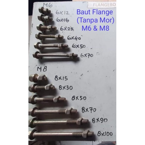 Baut Flange/Baut Shock M6 & M8