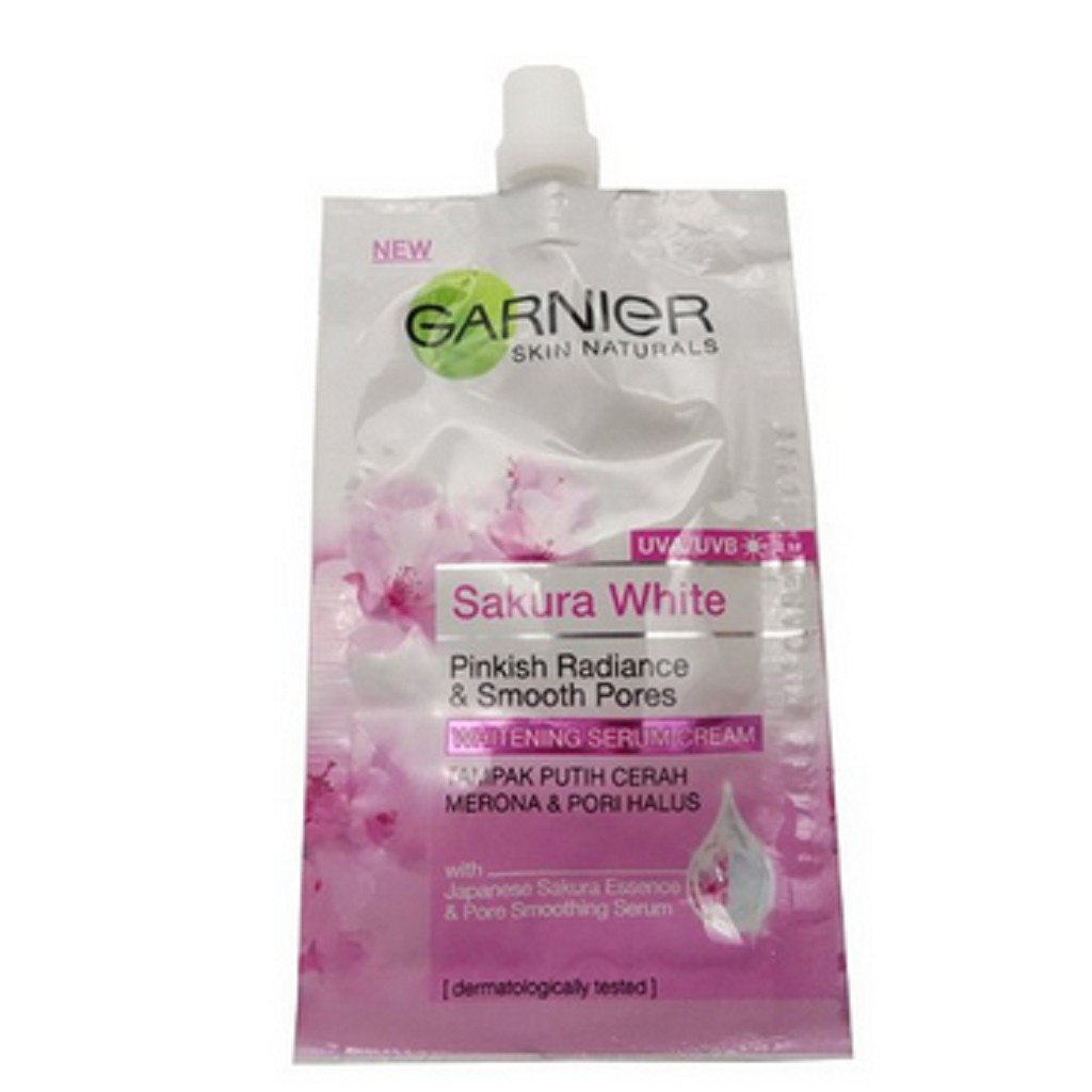 GARNIER SAKURA WHITE DAY SACHET SPOUT WHITE RADIANCEP 7ml