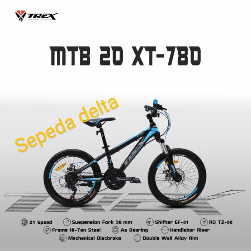 SEPEDA MTB 20 INCH 7 SPEED TREX