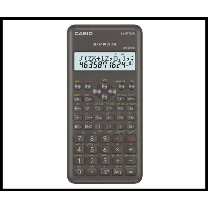 

Casio Kalkulator Fx-570Ms Scientific Calculator Kuliah Sekolah Fx 570