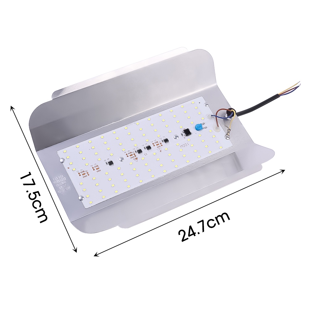 Alat Pencahayaan Lingkungan Tahan Lama Tahan Air Lampu Sorot LED Ultra Terang Daya Rendah Hemat Energi Lampu Pengerjaan 100W Putih Iodine Tungsten Light Untuk Taman Persegi Playground