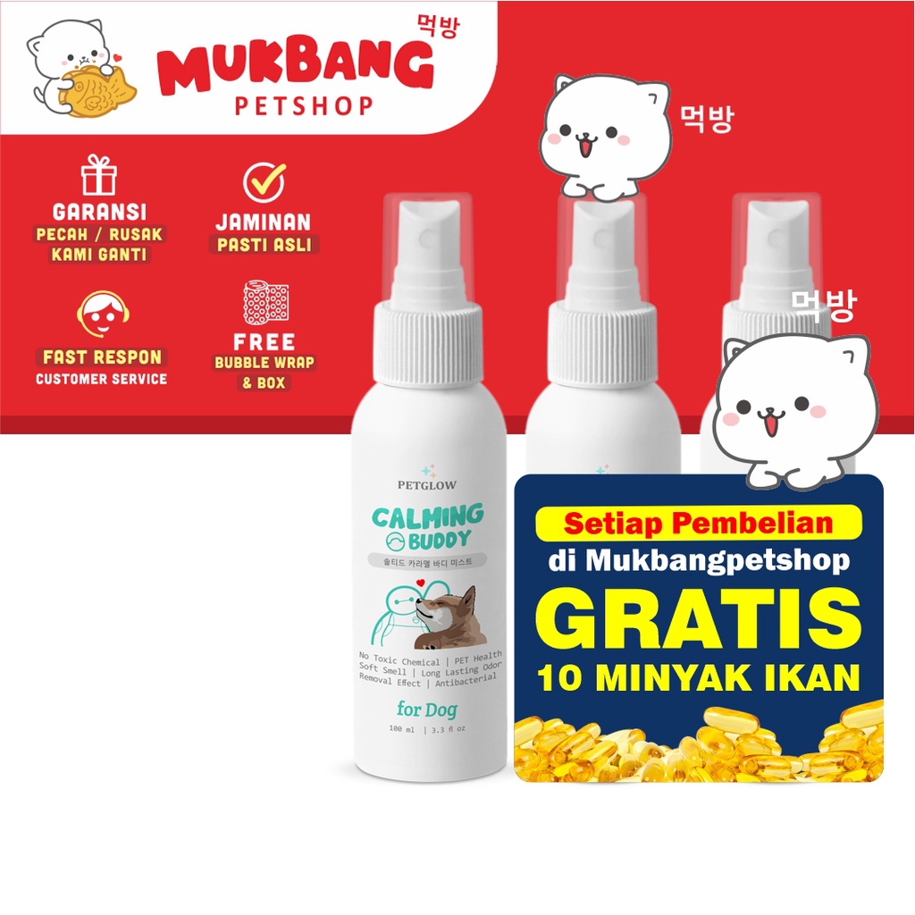 Parfum Anjing Body Mist Grooming Dog Premium Pet Parfume For Dog Pencegah Rambut Rontok Antibacterial Spray Anti Jamur Pelembut Bulu Anjing Pewangi Anjing Kitten Adult by Petglow