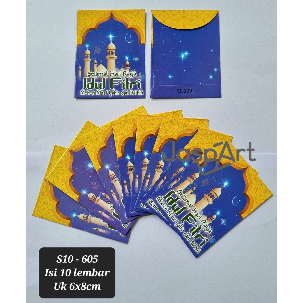 AMPLOP LEBARAN IDUL FITRI UKURAN KECIL ISI 10 AMPLOP ISLAMI AMPLOP KARTUN AMPLOP LUCU READY STOCK