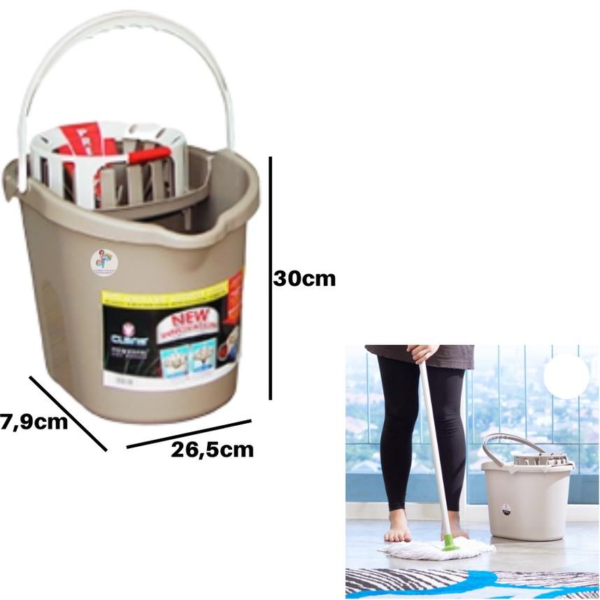 ♙ Ember Pel Powerpel Mop Bucket 13 Ltr 3111 Claris ۝