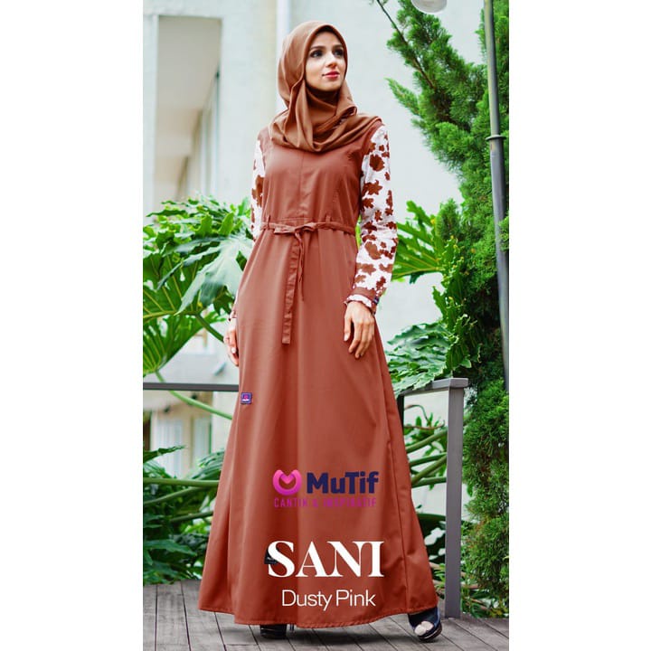 GAMIS SANI BY MUTIF / GAMIS TERBARU / GAMIS MUTIF / GAMIS BRANDID / GAMIS DISKON / GAMIS DEWASA / GA