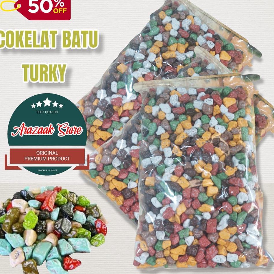 

♗ cokelat batu /cokrlat krikil arab/turky 1kg ○