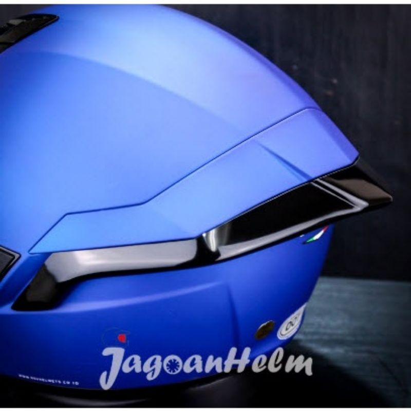 SPOILER 3D HELM RSV SV300 POLIKARBONAT | SV-300 | POLIKARBONAT ANTI PECAH CUSTOM 3D SV300 HITAM BENING