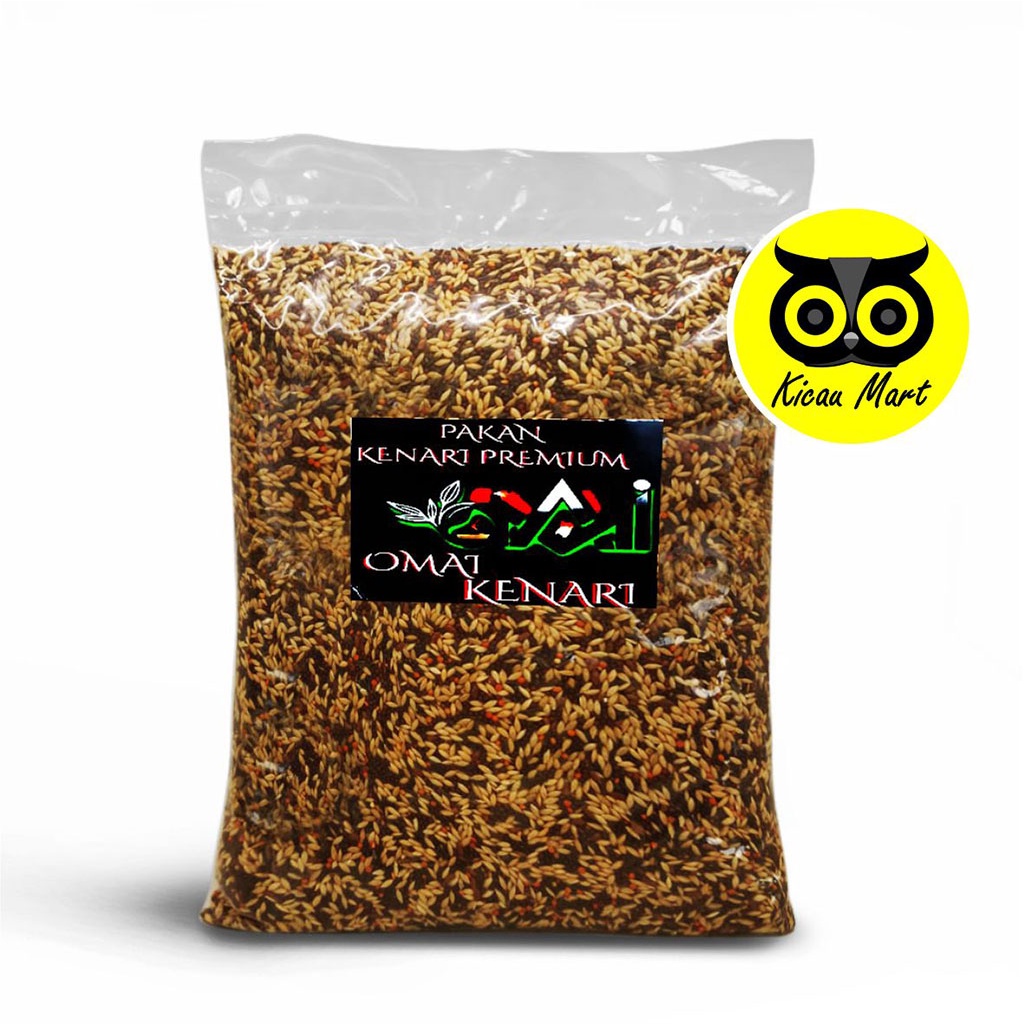 Pakan Harian Burung Kenari Premium Omai Kenari Extra Rempah 1kg Pakan Burung Kenari Canary Niger Seed Campur Biji Sawi Bersih Makanan Lomba Harian Burung Kenari Gacor Panjang Durasi