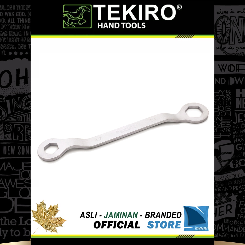 Kunci Blok Mesin 17 x 24 mm Motor ( Model Tangga ) / Engine Machine Block Wrench TEKIRO