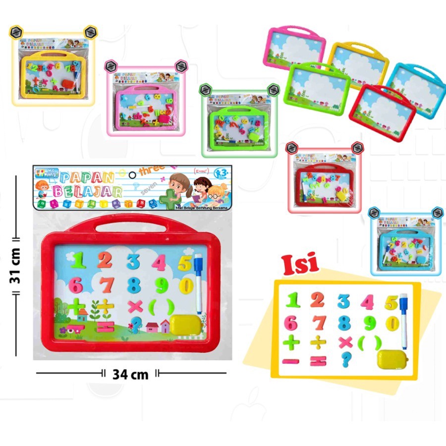 Mainan Anak Edukasi - Mainan Papan Belajar Anak Magnet MB-02