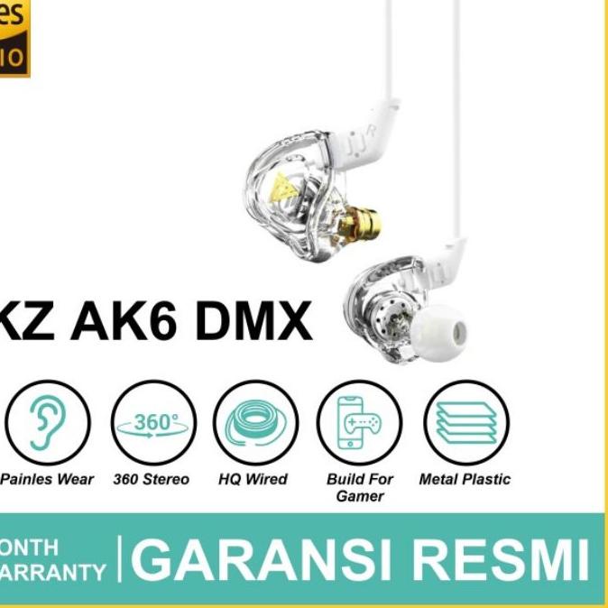 ➧ QKZ AK6 DMX with Mic Basshead HIFI Sound In Ear Monitor Earphone IEM Not AK6 Pro Max ❈