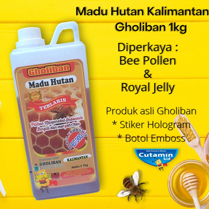 

madu- madu asli/madu murni/madu hutan kalimantan 1kg gholiban asli -madu