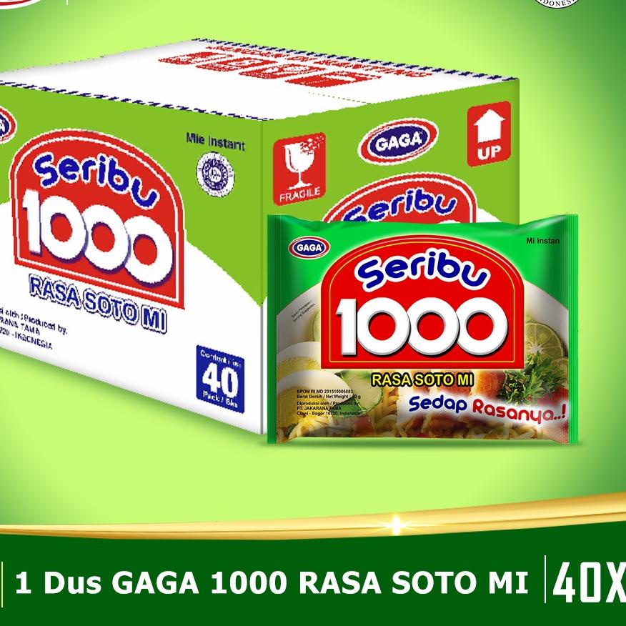 

12.12 GAGA 1000 Rasa Soto Mie (1 dus = 40 pcs Harga Grosir) serbuuu !
