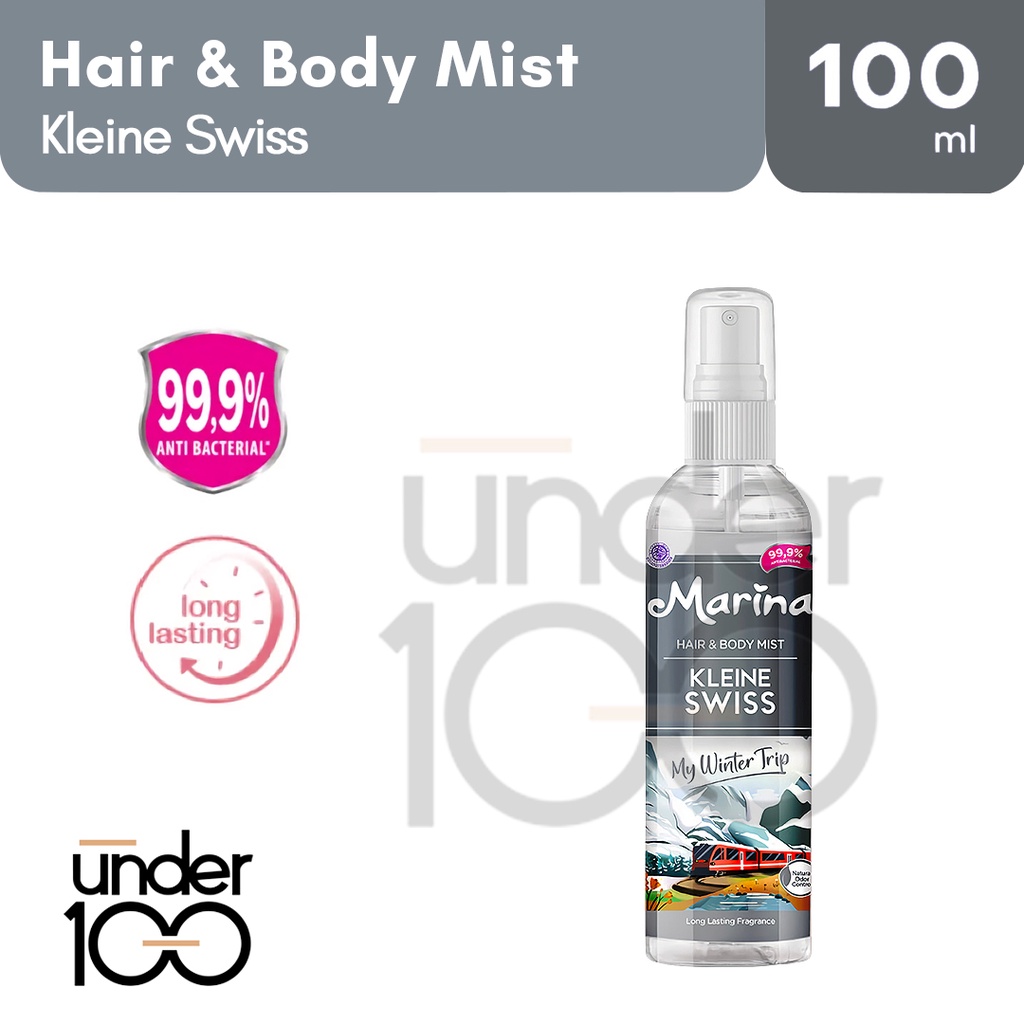 ❤ UNDER100 ❤ MARINA Hijab Hair &amp; Body Mist 100ml | Parfum | Parfume | BPOM