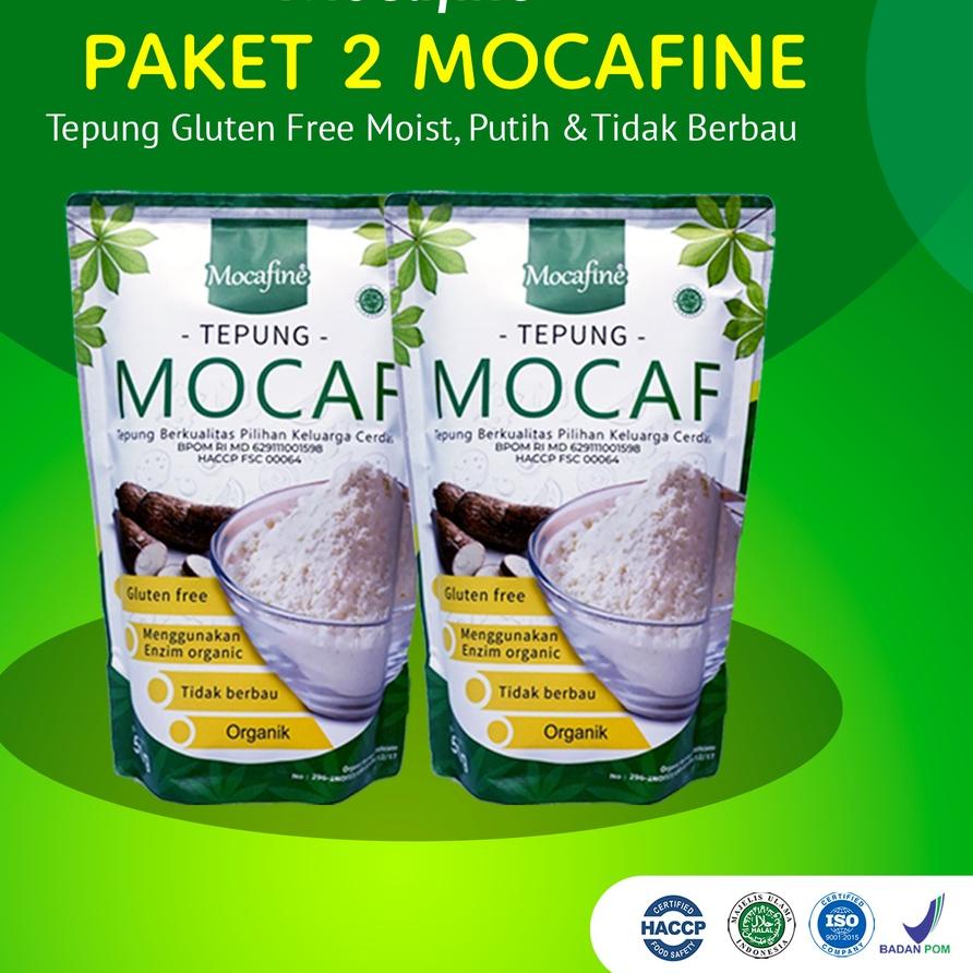 

☎ [Paket Hemat] Mocafine Tepung Mocaf - Gluten Free - Organik - 2 pcs - 500 gr ➷