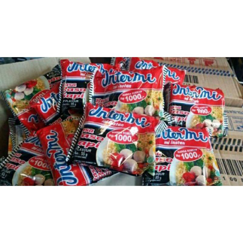 

Classica2106 Mie Intermie Kuah Baso Sapi 55 Gr 1 Dus Isi 40 Pcs