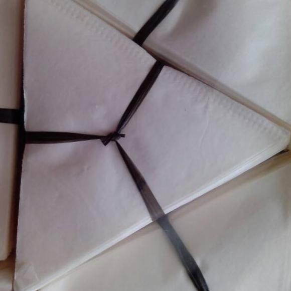 

♛ Kantong teh celup model segitiga sama sisi 8 cm ukm ➯