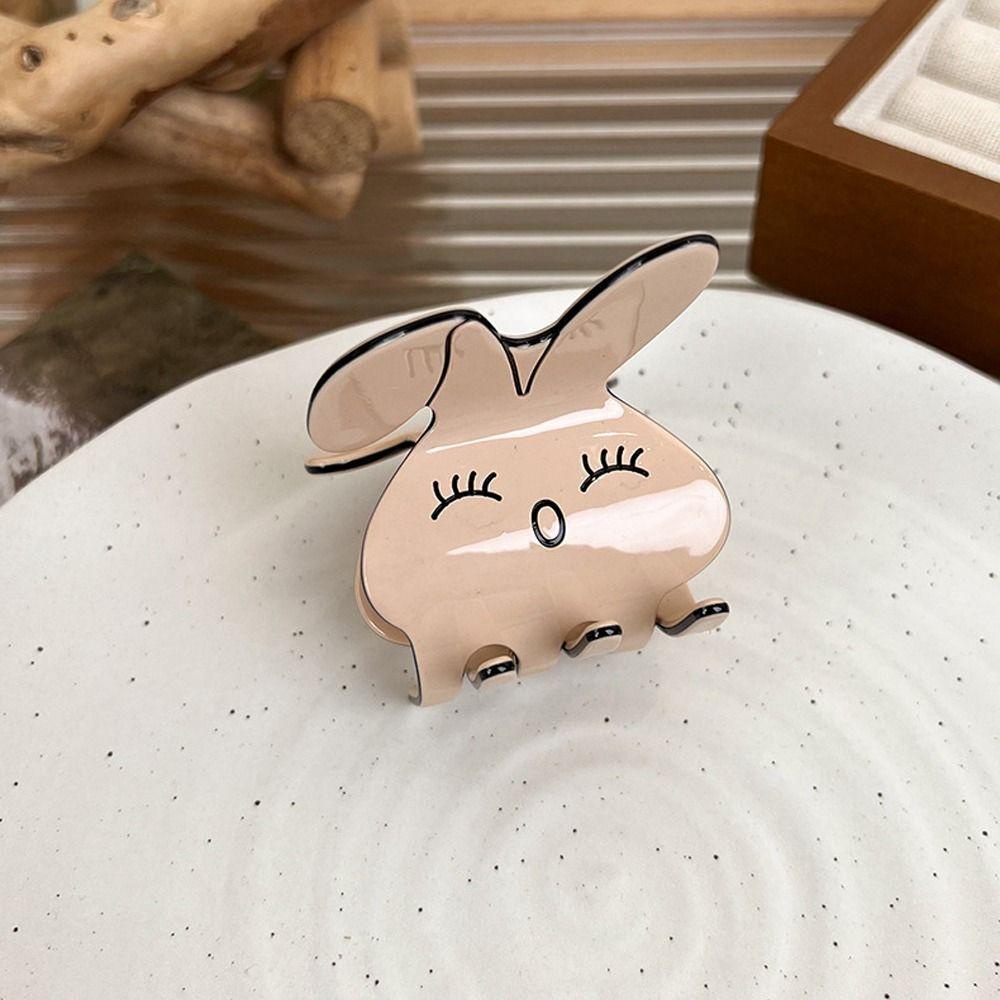 Agustina Asetat Kelinci Rambut Cakar Pesta Elegan Fashion Hiasan Kepala Ins Hiu Klip Baru Rambut Menangkap Hewan Manis Rambut Klip Strawbery Wanita Hairgrips