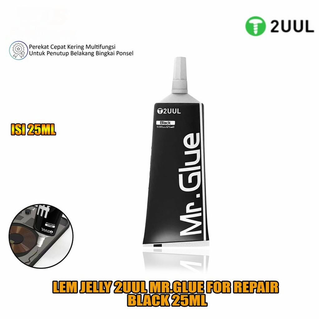 

2UUl DA41 Lem jelly Mr.Glue For Repair Phone 770087 Hitam