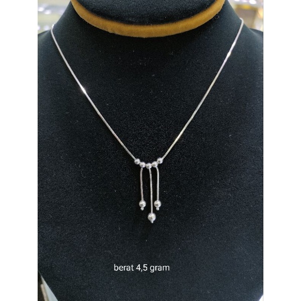 Kalung Rumbai 3 Emas 750%
