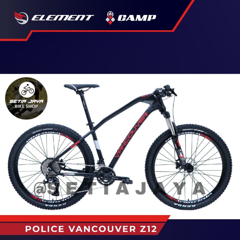 Sepeda Gunung MTB 27.5 Inch ELEMENT POLICE VANCOUVER Z12 Alloy 2x12 Speed Hidrolik New