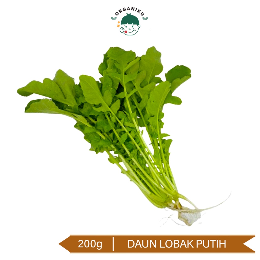 Daun Lobak Putih Organik / Organic Radish Leaves 200g