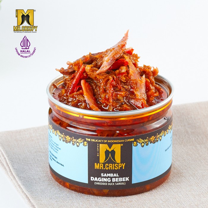 

Terlaris ✨ -Sambal Daging Bebek/Ayam/Sapi/Sambel Mr.Crispy - DAGING AYAM2.2.23
